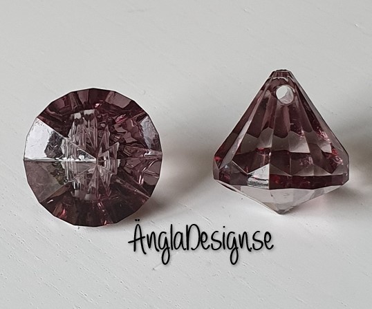 Prisma liten "Änglakropp" grå i acryl 1st