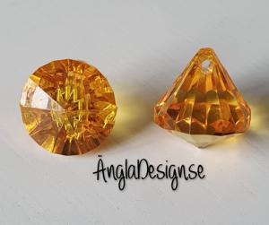 Prisma liten "Änglakropp" orange i acryl 1st