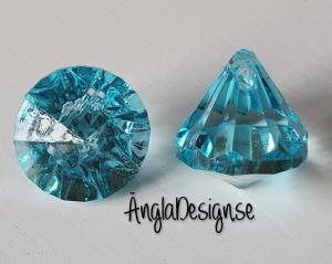 Prisma liten "Änglakropp" turkos i acryl 1st