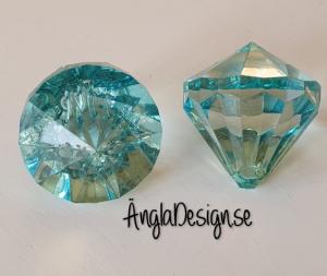 Prisma mellan "Änglakropp" turkos i acryl 1st
