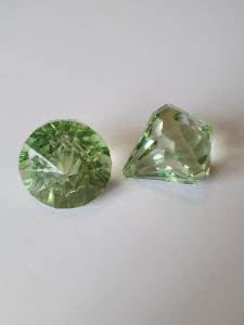 Prisma stor "Änglakropp" grön i acryl 1st