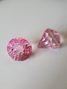 Prisma stor "Änglakropp" rosa i acryl 1st