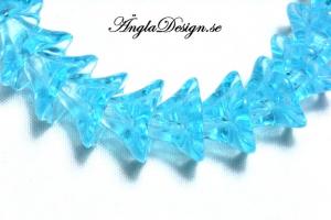 Änglakjol glas, klar turkos, 5-pack