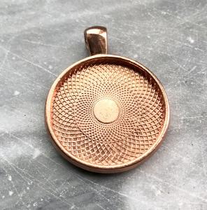 Ramberlock slät roséguld 25mm, 1st