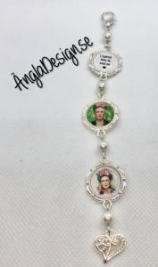 Bröllopssmycke med eget fotografi och egen text