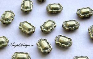 Mellandel brons, bullig rektangel, 20st