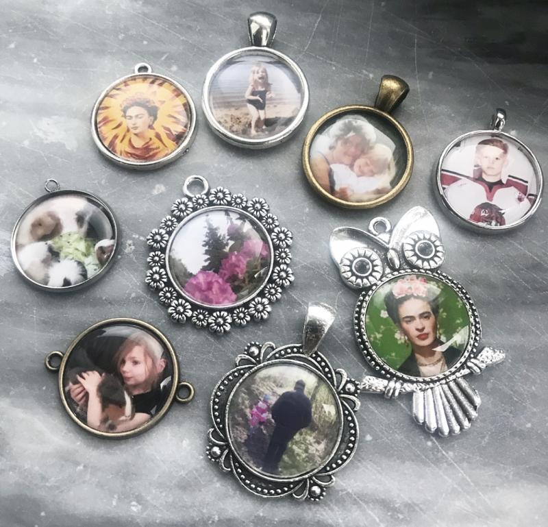 Fotoberlock med eget foto, 20mm, 1st