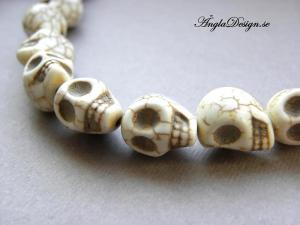 Magnesit döskalle naturvit liten, 5 pack