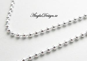 Kulkedja ljust silver, 2mm, 1 meter