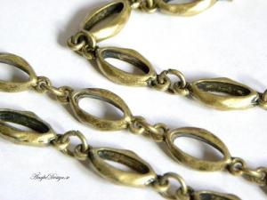 Kedja vintagestil, brons, 1meter