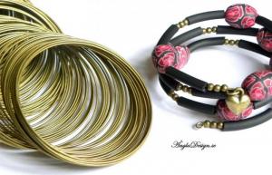 Memorywire 5,5cm Brons, 0,6mm tjock, 10 varv
