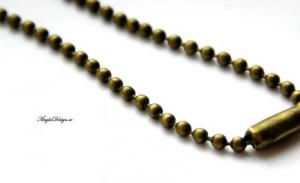 Kulkedja brons, 2mm, 1 meter