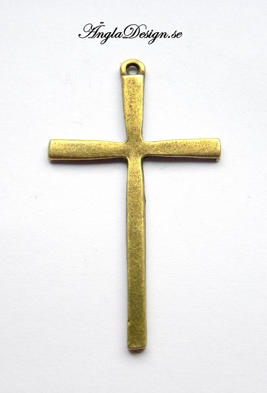 Hänge Kors stort, brons, 6cm, 1st