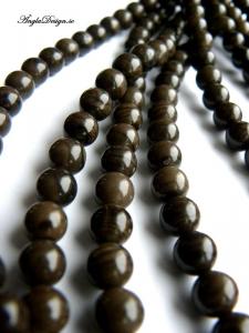 Jaspis Kaffe 8mm, 10-pack