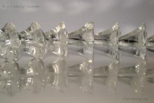 Änglakjol/blomma glas/transparent, 5-pack