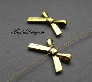 ANDRASORTERING Mellandel antikguld, rosett, 10-pack