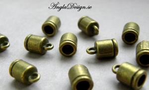 Fästen brons 10x6mm, 10-pack