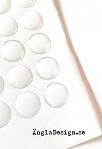 Fotoberlocks bubbla, 14mm, 4-pack