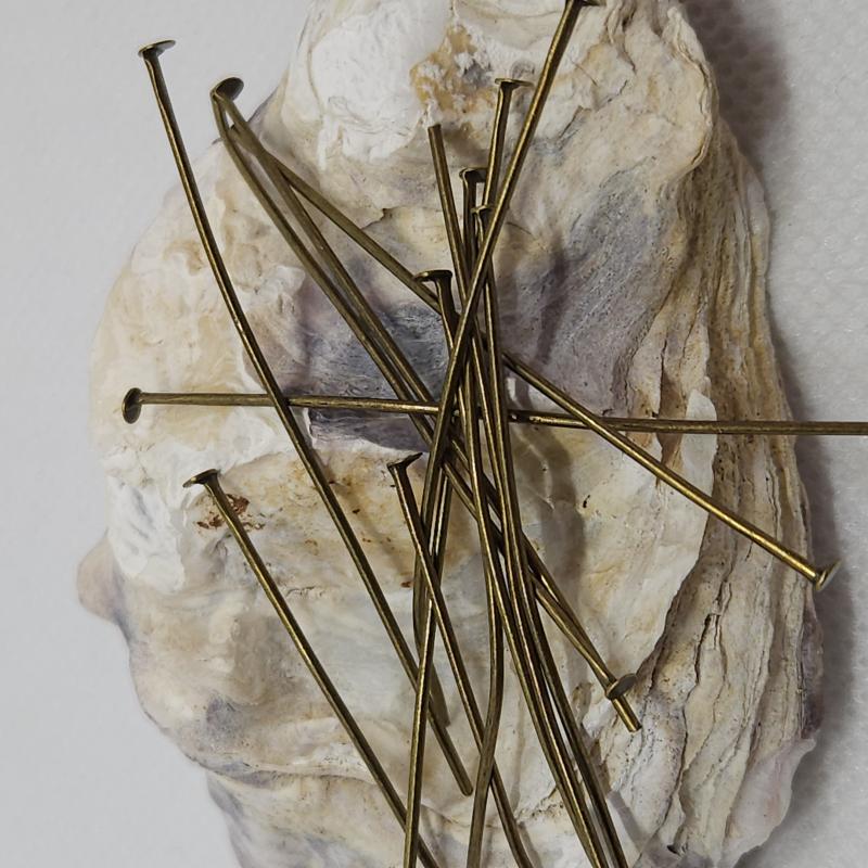 Hattpinnar brons 5cm, 30-pack