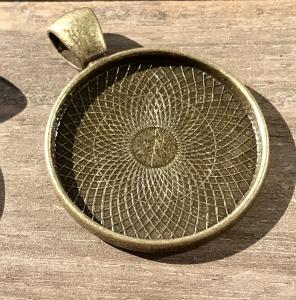 Ramberlock slät brons, 25mm, 1st