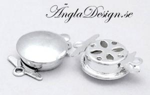 Lås 1-radigt ljus silver ,1st