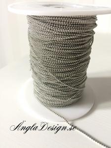 Kulkedja 1,5mm antiksilver, 1 meter