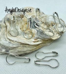 Liten säkerhetsnål platinumfärg, 50-pack