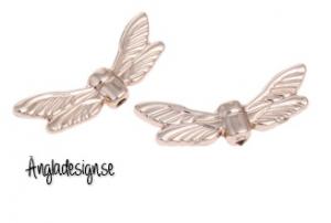 Mellandel roséfärgad vinge "slända", 2-pack