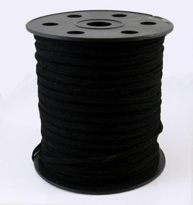 Mockaimitation svart 3mm, 1meter