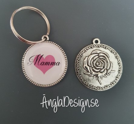 Färdig nyckelring ”Mamma”, 1st