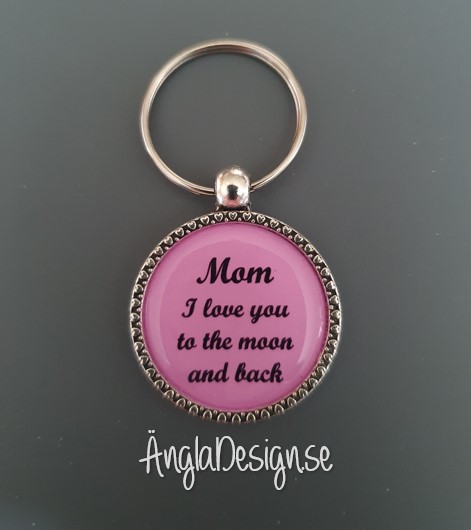 Färdig nyckelring ”Mom I Love you”, 1st