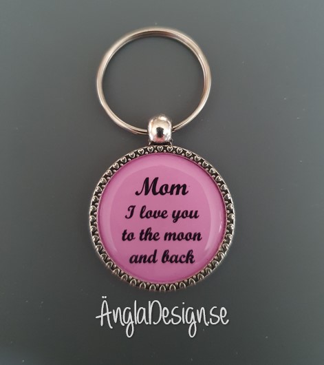 Färdig nyckelring ”Mom I Love you”, 1st