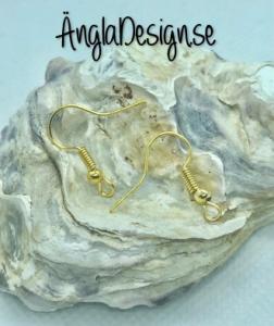 Örkrokar i guldfärg, 20st (10 par)