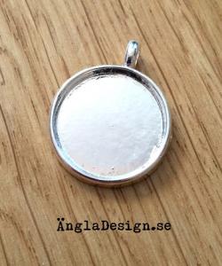 Ramberlock slät platinum, 20mm, 2-pack