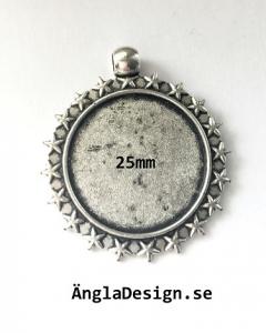 Ramberlock med stjärnor antiksilver, 1st