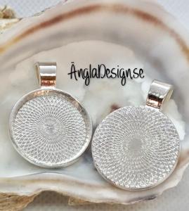 Ramberlock slät ljust silver 20mm, 1st