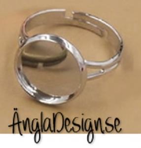 Ringstomme 20mm ställbar platina, 1st