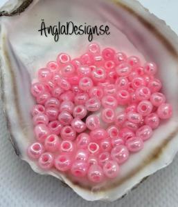 Seed beads pastellrosa 4mm, 20 gram