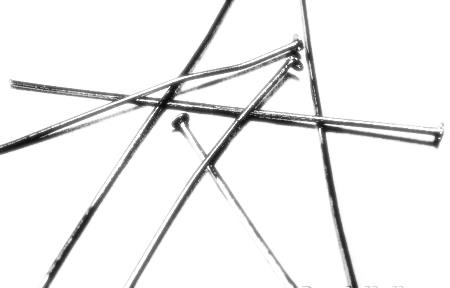 ANDRASORTERING,Hattpinnar antiksilver 5cm, 20-pack