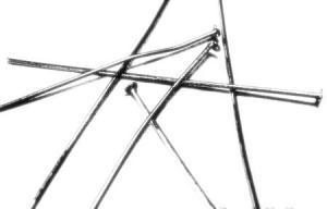 ANDRASORTERING,Hattpinnar antiksilver 5cm, 20-pack