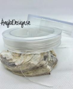 Elastisk stark platt tråd 0,6mm, 80 meter