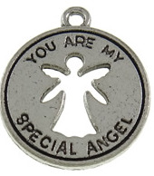 Berlock antiksilver "you are my special angel", 3-pack