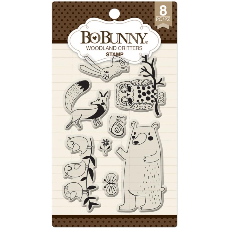 Bo Bunny Woodland Critters stamp