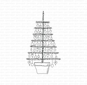 Gummiapam-Dekorerad Julgran