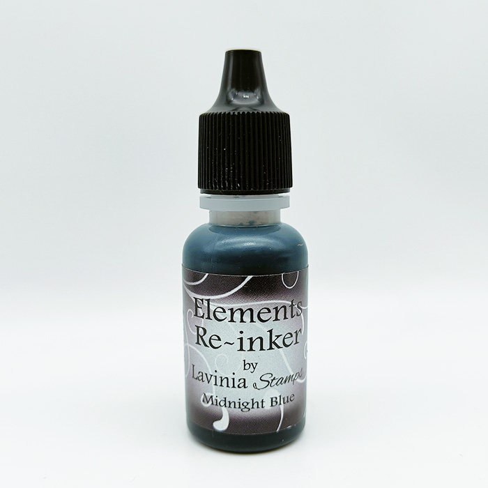 Elements Re-Inker- Midnight Blue