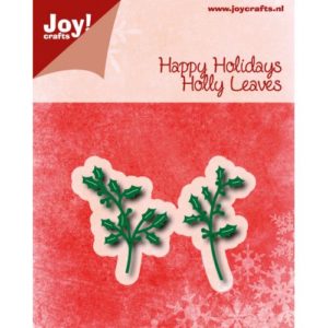 Happy Holidays Holly Leaves