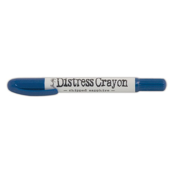 Distress Crayon chipped sapphire