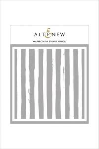 Altenew Stencil- Watercolor Stripes
