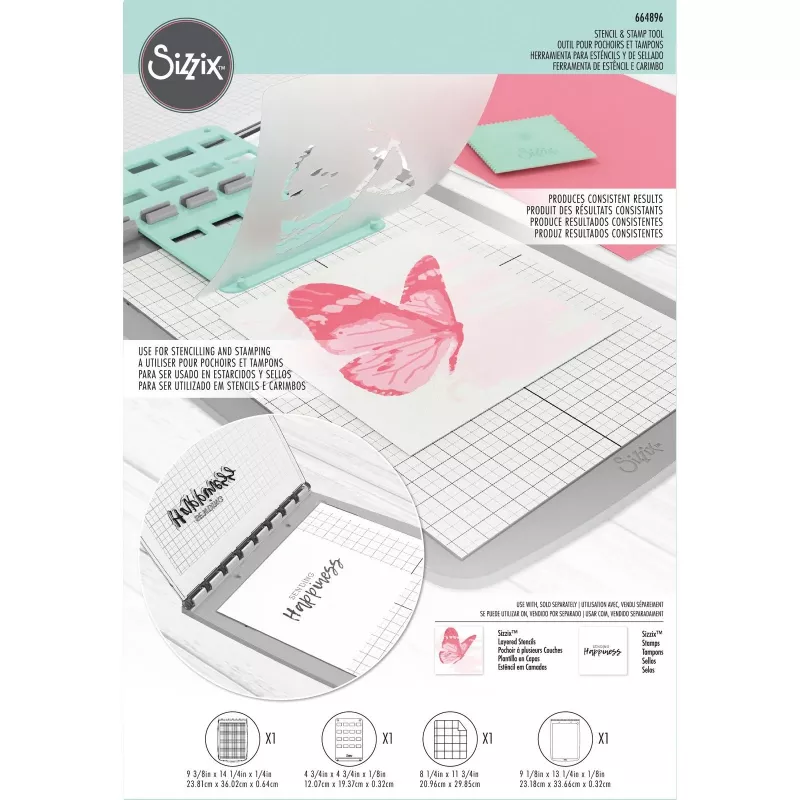 Sizzix • Making Tool Stencil & Stamp Tool