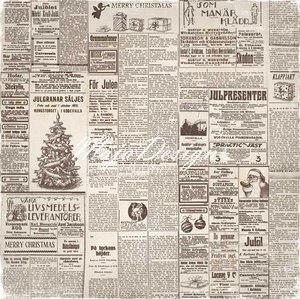 A Gift for You wrapped in old newspaper